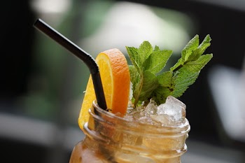 Mason Jar With Beverage