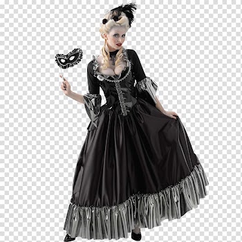 Masquerade ball Halloween costume Dress, masquerade ball transparent background PNG clipart