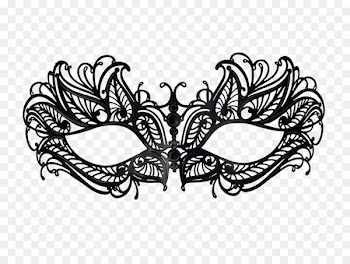 Masquerade ball Mask Filigree Costume Party - lace design 