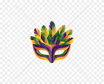 Masquerade Clipart Masquerade Feather - Mardi Gras Word Search In Spanish