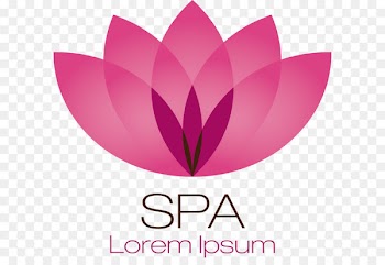 Massage Spa Manicure Hand Pedicure - Decorative spa Lotus logo 