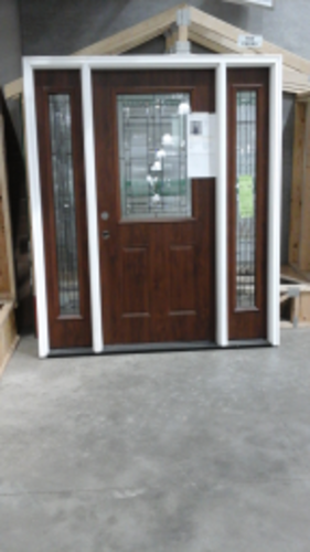 Mastercraft? Dark Oak Woodgrain Prefinished Steel Lakeside Prehung ...