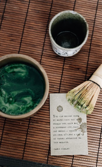 Matcha and poetry
