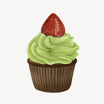 Matcha cupcake, delicious bakery dessert | Free Photo Illustration - rawpixel