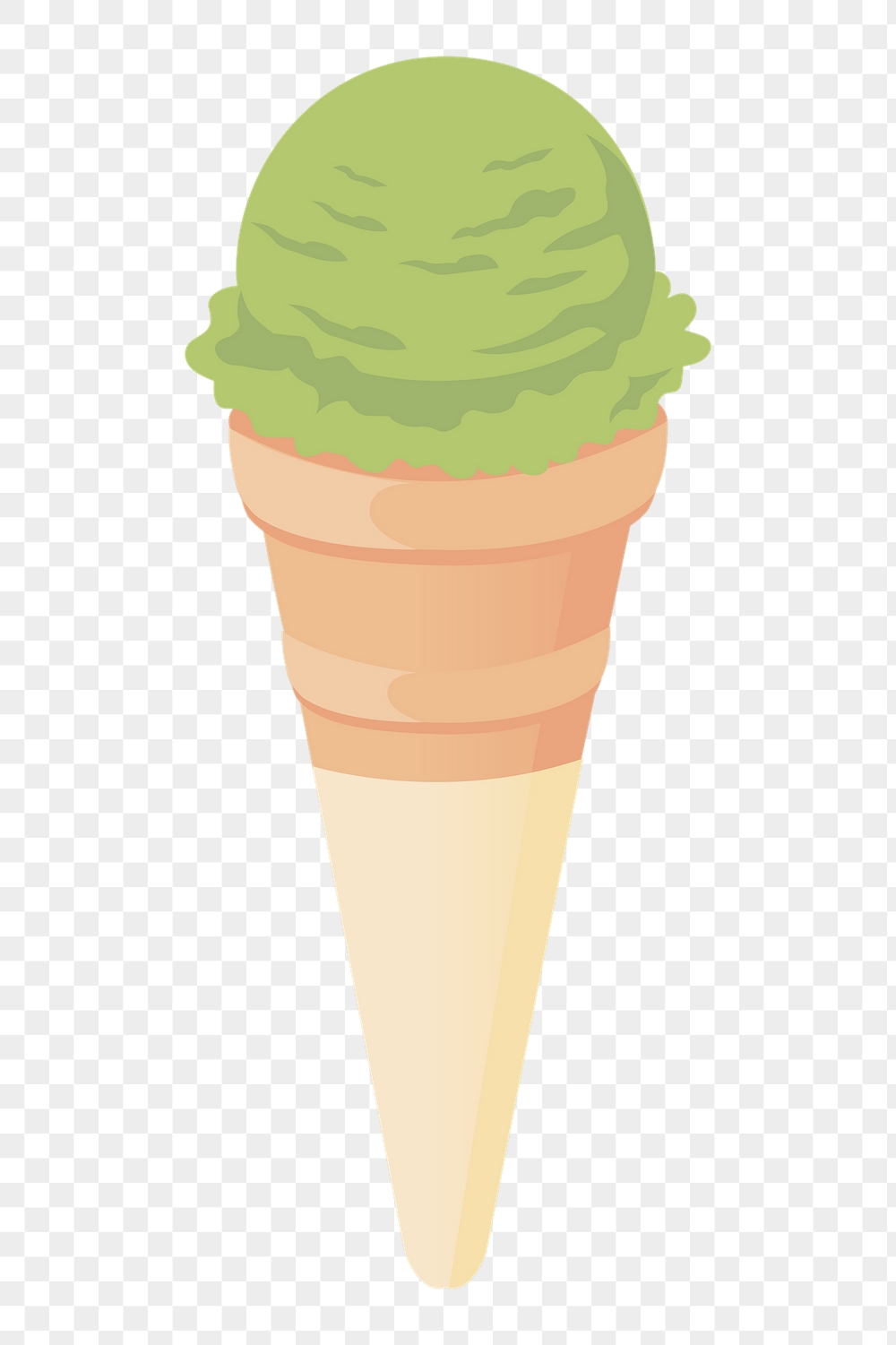 Matcha ice-cream png sticker, dessert | Free PNG - rawpixel