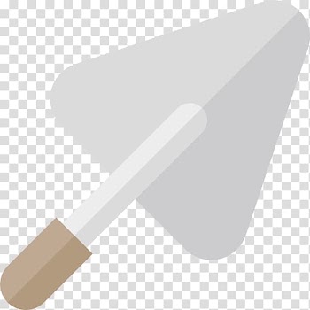 Material Angle, White shovel transparent background PNG clipart