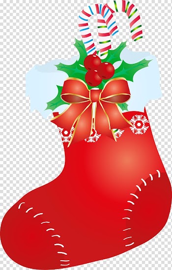 Material Christmas socks transparent background PNG clipart