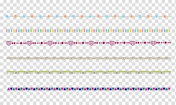 Material Pattern, Simple lovely parting line transparent background PNG clipart