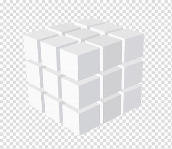 Material Pattern, White cube transparent background PNG clipart