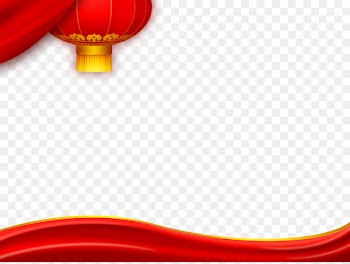 Material Wallpaper - Posters red satin top and bottom 