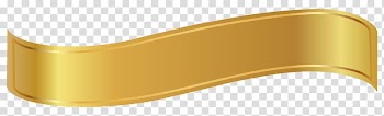 Material Yellow Angle, Gold Banner transparent background PNG clipart