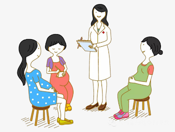Maternity Examination, Doctor, Notebook, Three PNG Image and ...