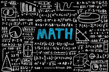 Math background Free Vector