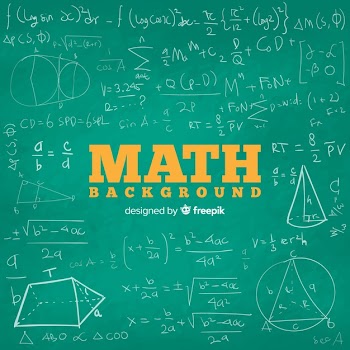 Math chalkboard background