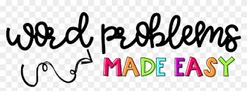 Math Word Problems Clipart