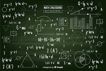 Maths chalkboard