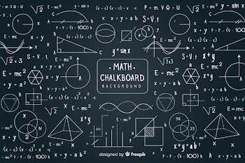Maths chalkboard