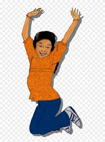 Maths Graphics People Jumping Girl - People Matters