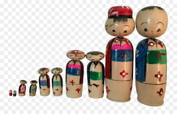 Matryoshka doll Kokeshi Figurine Toy - doll 