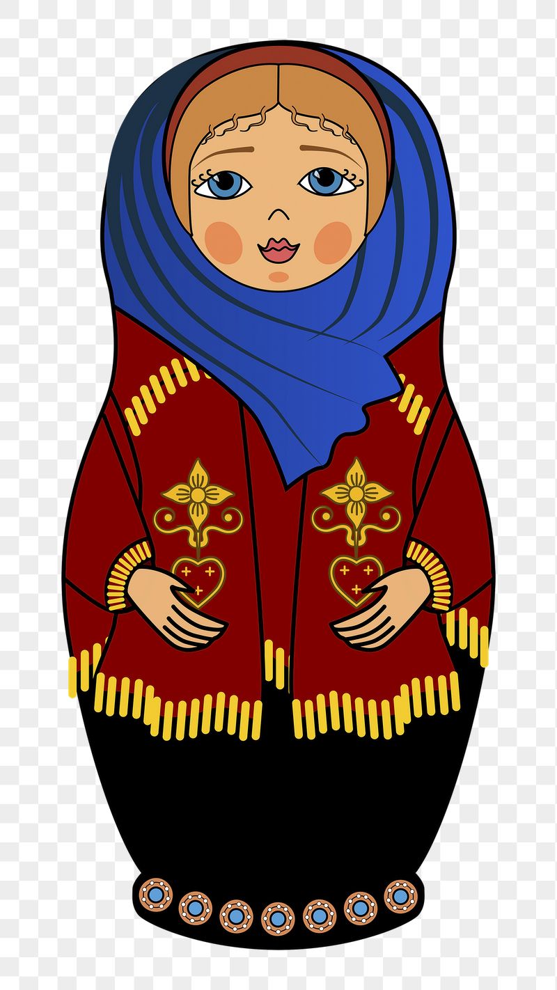 Matryoshka doll png sticker, object | Free PNG - rawpixel