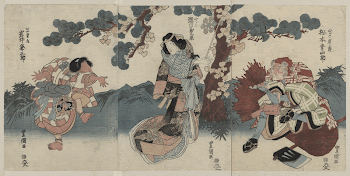 Matsumoto kōshirō, segawa kikunojō, iwai | Free Photo - rawpixel