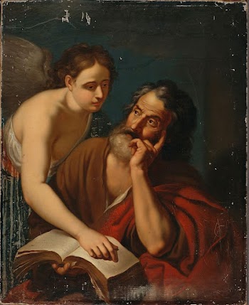 Matthew the evangelist and the angel, | Free Photo - rawpixel