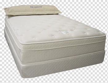 Mattress Pads Bed frame Box-spring, sleep well transparent background PNG clipart