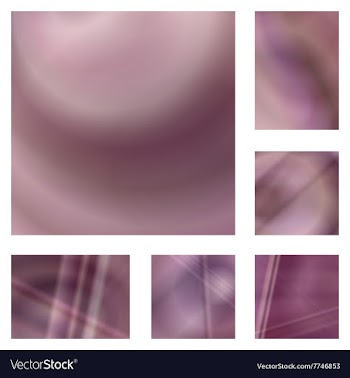 Mauve gradient abstract background design set vector image
