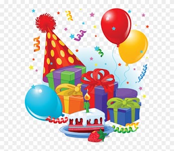 May Birthday Clipart - Gift Birthday Clipart