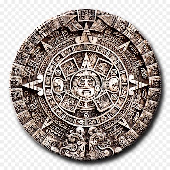 Maya civilization Aztec calendar stone Art - symbol 