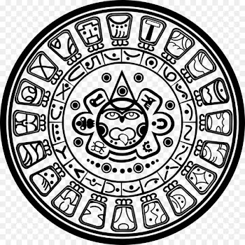 Maya civilization Mesoamerican pyramids Mayan calendar Aztec calendar Clip art - calinder 