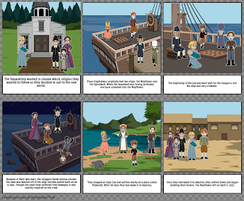Mayflower Story Storyboard by aflynn4916