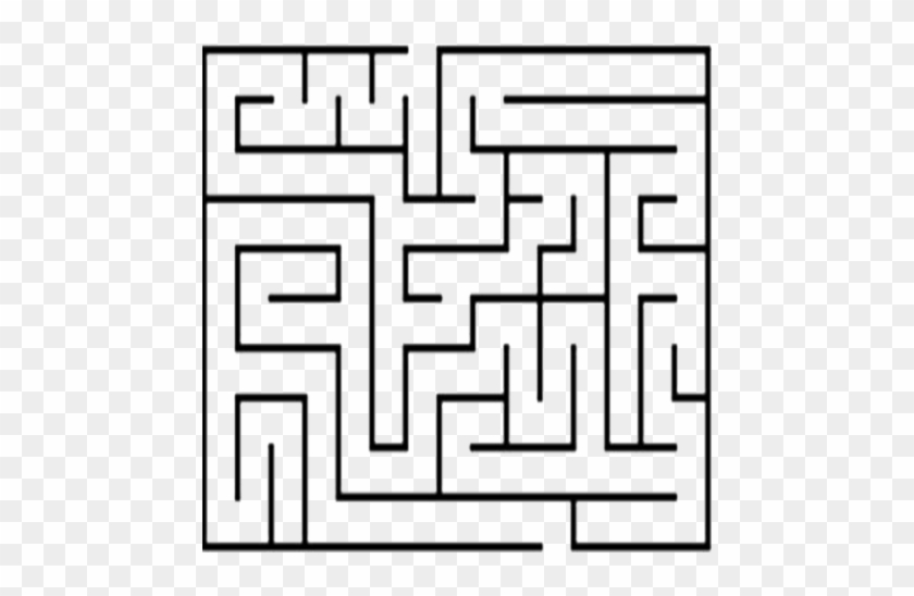Maze Clip Art - 2d Maze Png