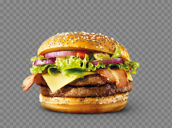 McDonalds Burger PNG Image Background