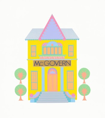 McGovern (1972) exterior of a bright | Free Photo Illustration - rawpixel