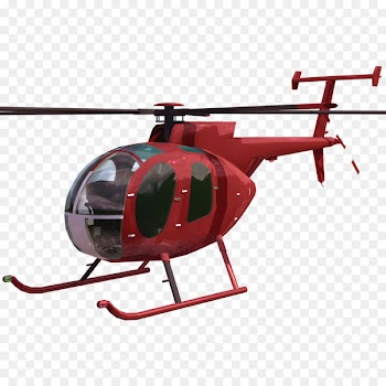 MD Helicopters MD 500 McDonnell Douglas MD 500 Defender 3D computer graphics 3D modeling - Red Helicopter 