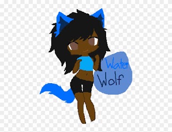 Me As A Water Wolf - Aphmau Werewolf Drawings