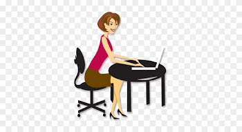Me - Girl Web Developer Clipart