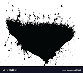 Meadow silhouettes vector image