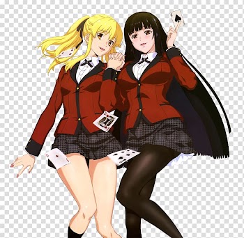 Meari Saotome Kakegurui – Compulsive Gambler Yumeko Jabami Anime Manga, Anime transparent background PNG clipart