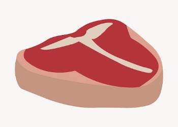 Meat collage element, food illustration | Free Vector - rawpixel