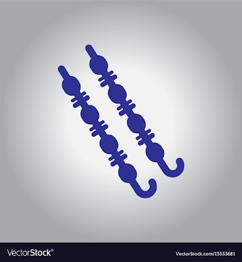 Meat kebab grilledmutton steaks on skewers vector image