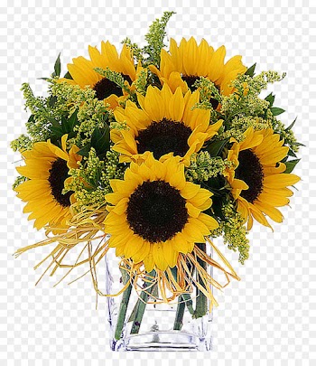 Mebane Common sunflower Floristry Flower delivery - Vase with sunflower flowers 