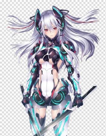 Mecha Anime Cyborg Female, manga transparent background PNG clipart