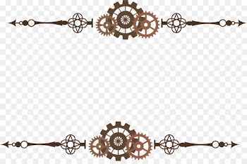 Mechanical Engineering Wallpaper - Vintage vector border material machinery 