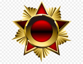 Medal of Honor Order Award - Hand-painted on red five-pointed star pattern Phnom Penh 