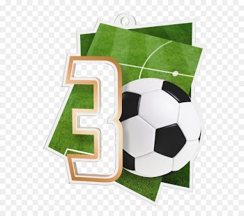 Medal, Trophy, Football, Green PNG