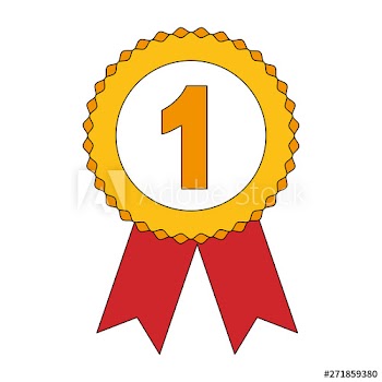 medal with number one icon