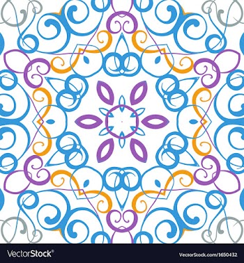  					Medallion circular design vector image														