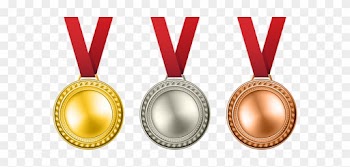 Medals Set Transparent Png Clip Art Image - Gold Silver Bronze Medals Png